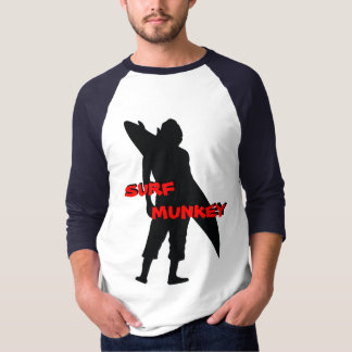 Shortboarder Silhouetteentwurf T-Shirt