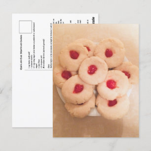 Shortbread Keks Postkarte