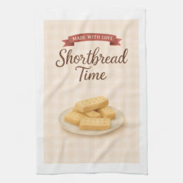 Shortbread Rezept Teetuch Cottagecore Geschenk Geschirrtuch