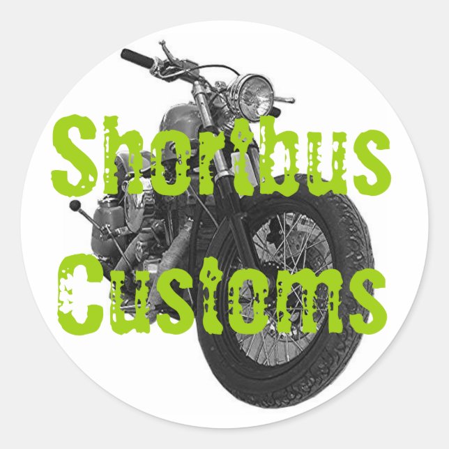 Shortbus Chopper Stickers (Vorderseite)