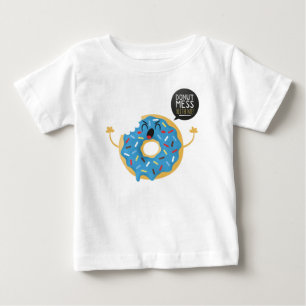 Shorts leeve Romper Baby Boy Donut Mess mit mir T-shirt