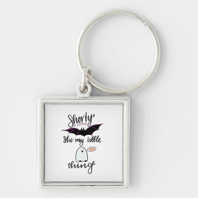 Shorty Batty Funny Retro Schlüsselanhänger (Vorne)