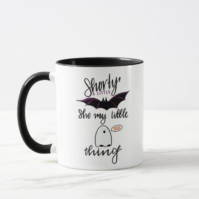Shorty Batty Funny Retro Tasse (Links)