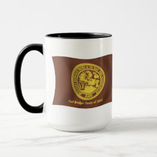 Shoshone Bannock Stämme Flagge Tasse