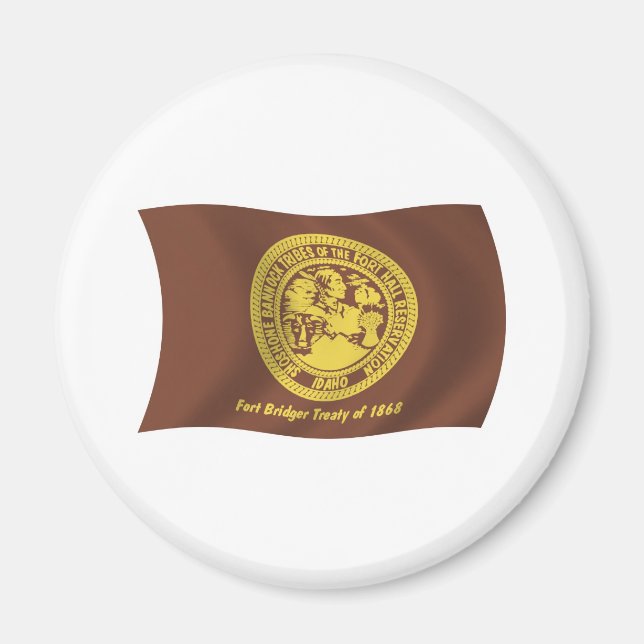 Shoshone Bannock Tribes Flag Magnet (Vorne)
