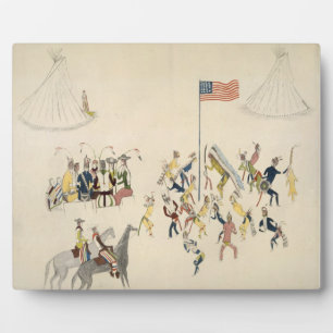 Shoshone dance participated in only by men (pigmen fotoplatte