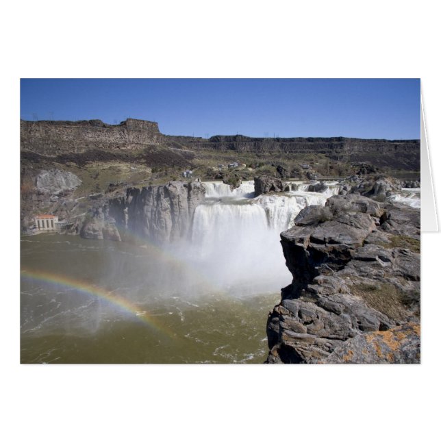 Shoshone Falls on Snake River in Twin Falls, (Vorderseite (Horizontal))