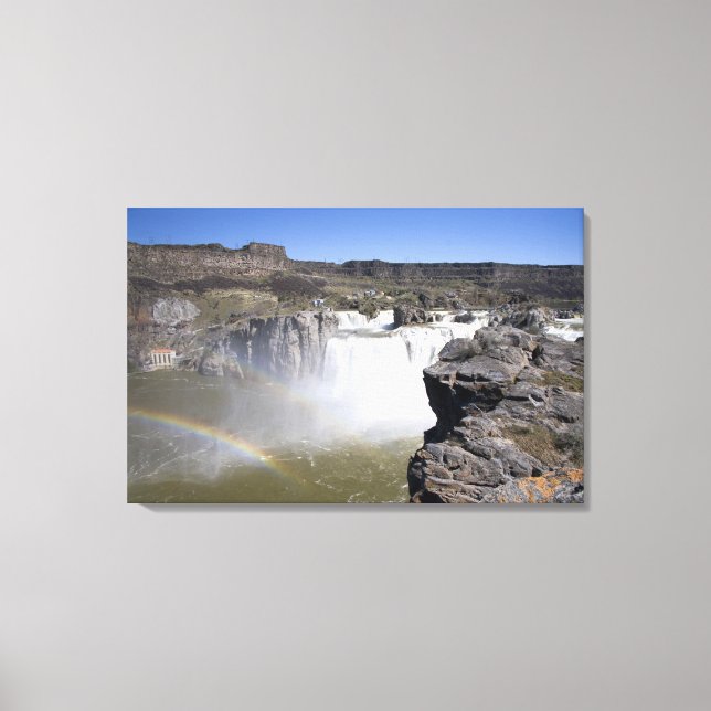 Shoshone Falls on Snake River in Twin Falls, Leinwanddruck (Vorderseite)
