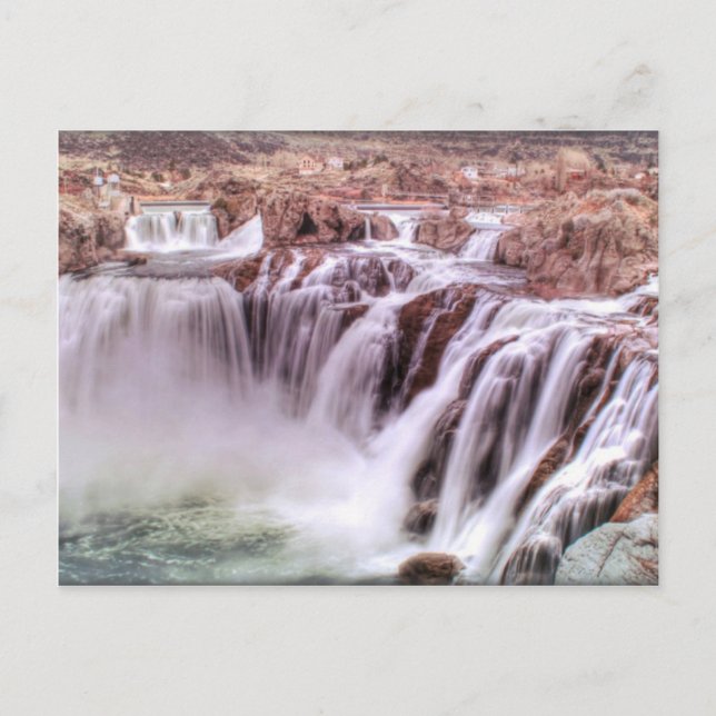 Shoshone Falls Postkarte (Vorderseite)