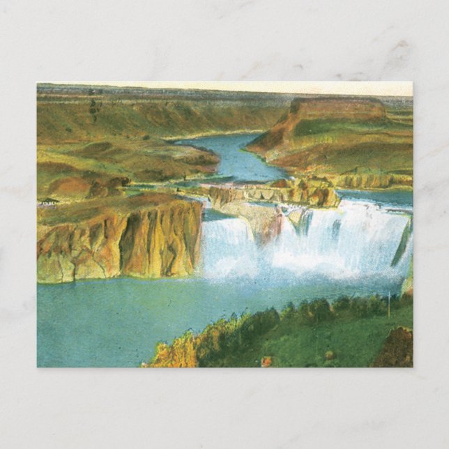 Shoshone Falls Postkarte (Vorderseite)