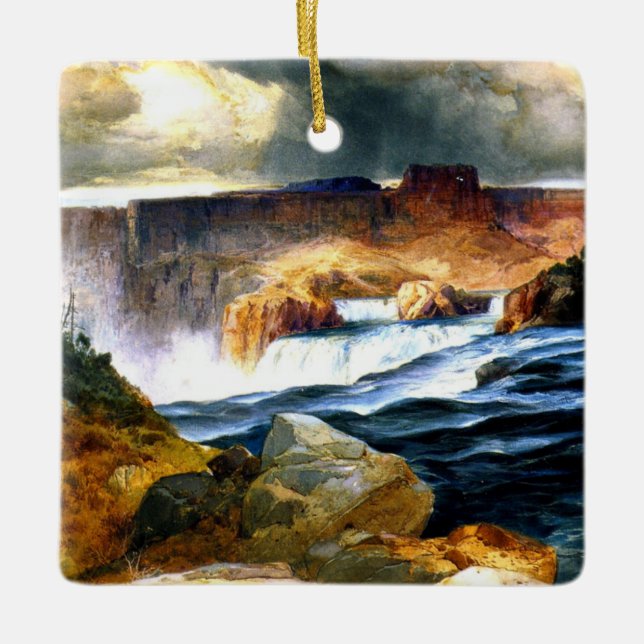 Shoshone Falls, Snake River, Idaho Keramikornament (Vorderseite)