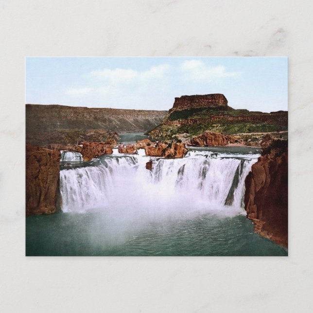 Shoshone Falls Snake River Idaho Postkarte (Vorderseite)