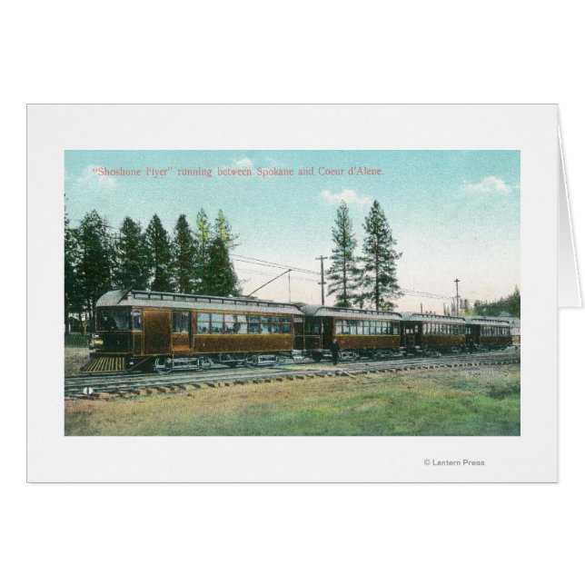 Shoshone Flyer Bahn ab Spokane (Vorderseite (Horizontal))