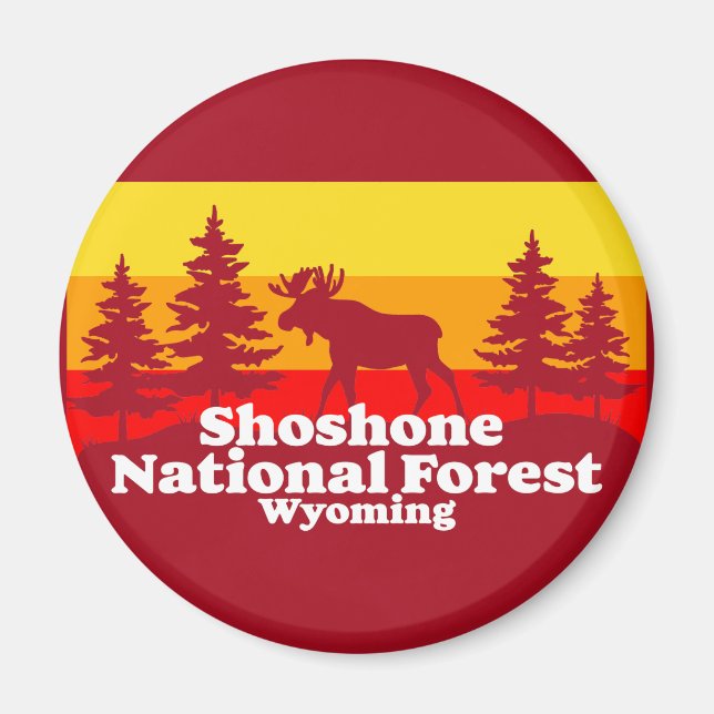 Shoshone National Forest Wyoming Magnet (Vorne)