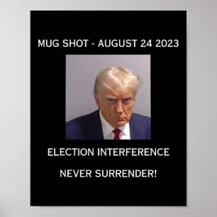 Shot Election Interference Nie übergeben! Poster