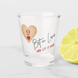 Shot Glass Bet on Love, Casino Party/Wedding Schnapsglas
