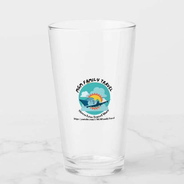 Shot Glass MGM Familienreisen Glas (Vorderseite)