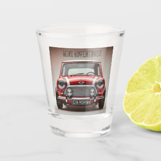 Shot glass Mini Cooper "Mini adventures" Schnapsglas