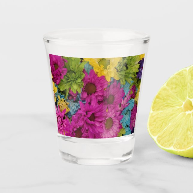 Shot Glasses - Daisy Bouquet Schnapsglas (Vorderseite)