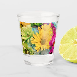 Shot Glasses - Gelbe grüne blaue, rosa Laien Schnapsglas