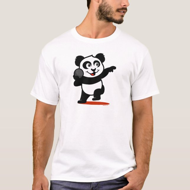 Shot Put Panda T-Shirt (Vorderseite)
