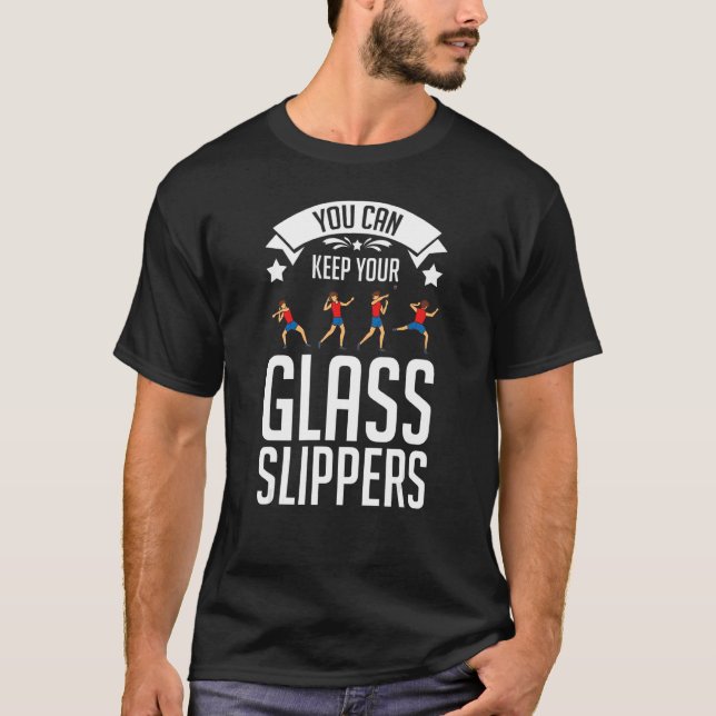 Shot Put Throwing Track And Field Ball Thrower Tra T-Shirt (Vorderseite)