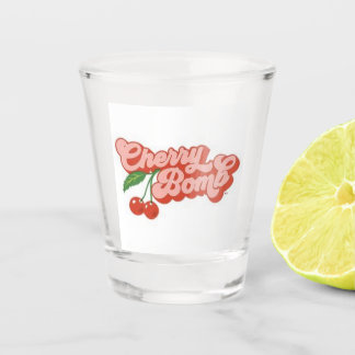 shotglas cherry bomb schnapsglas