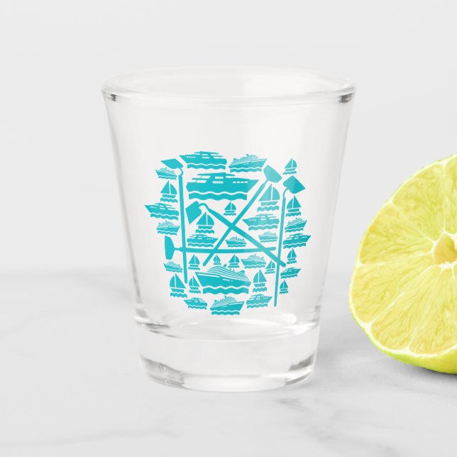 Shotglas für Boote und Hoes Schnapsglas (Vorderseite)