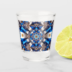 Shotglas mit argentinischen Farben Schnapsglas