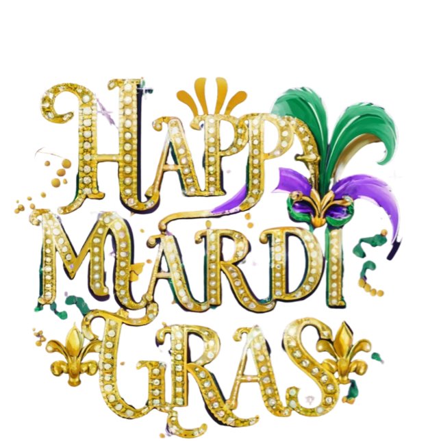Shotglass "Happy Mardi Gras" Schnapsglas (Von Creator hochgeladen)