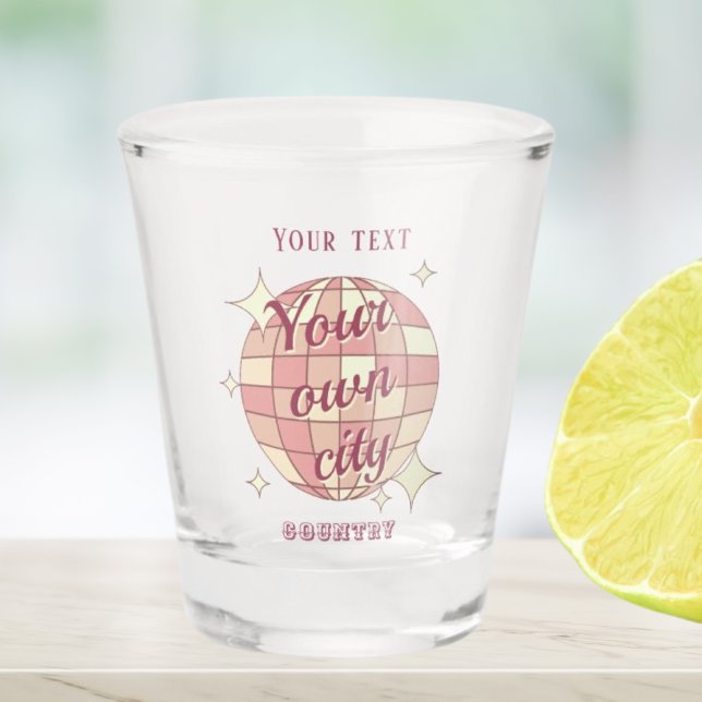 Shotglass individualisierbares Stadtnamensgeschenk Schnapsglas (Von Creator hochgeladen)