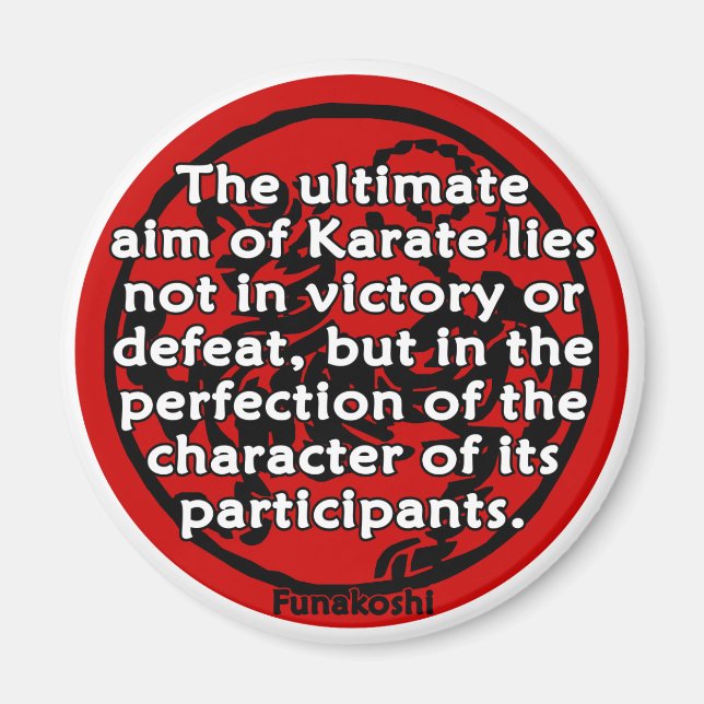 Shotokan - das Endziel Magnet (Vorne)