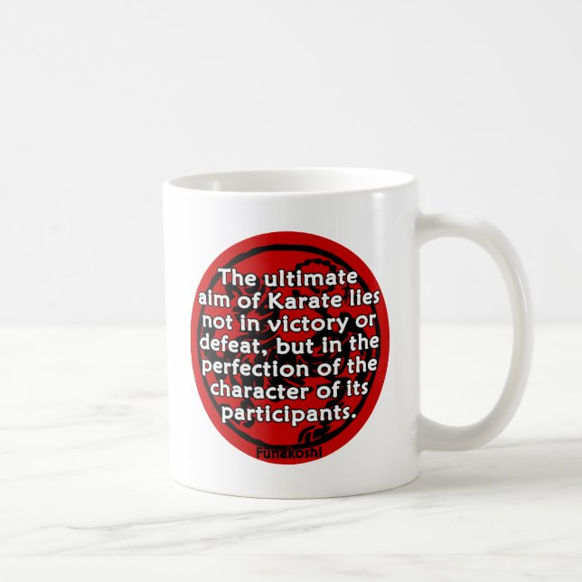 Shotokan - das entscheidende Ziel Kaffeetasse (Rechts)