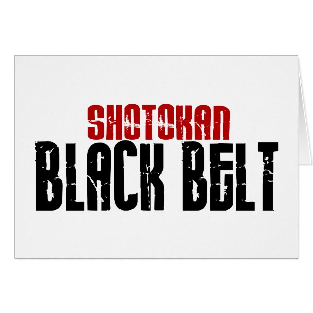 Shotokan Gürtel-Karate (Vorderseite (Horizontal))