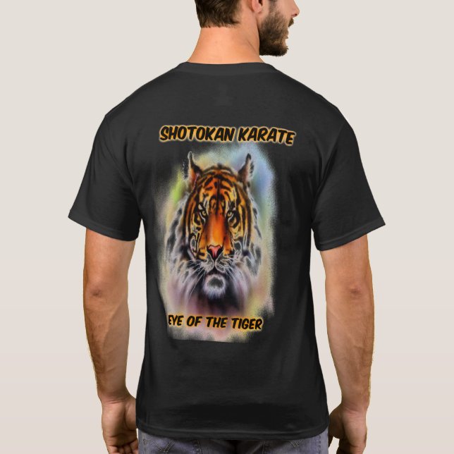 Shotokan Karate, Auge des Tigers T-Shirt (Rückseite)