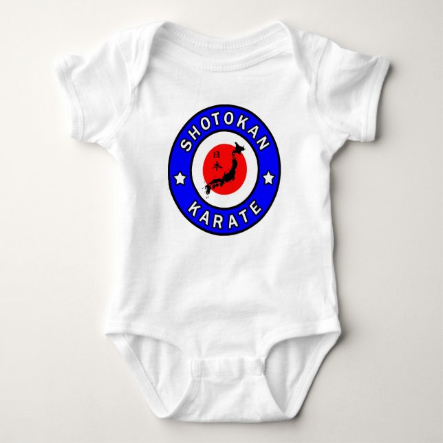 Shotokan Karate Baby Strampler (Vorderseite)