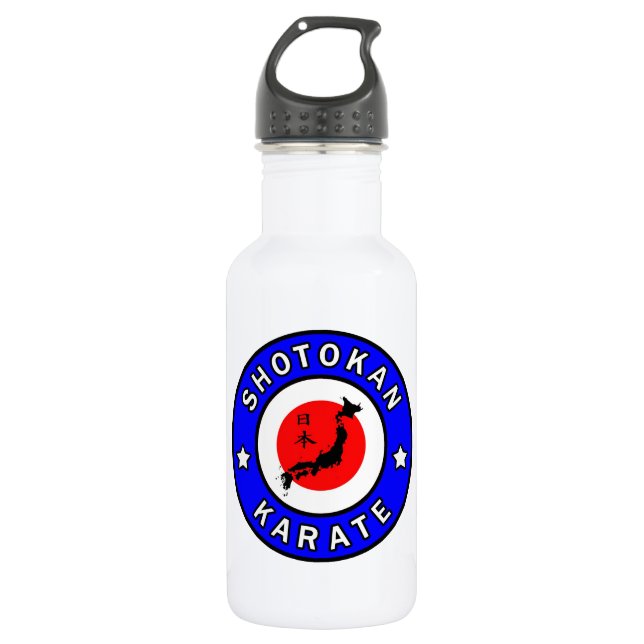 Shotokan Karate Edelstahlflasche (Vorderseite)