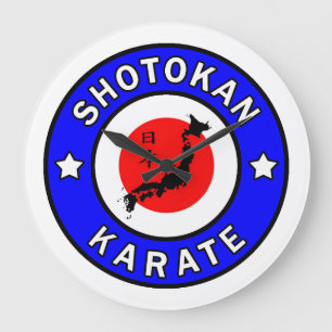 Shotokan Karate Große Wanduhr