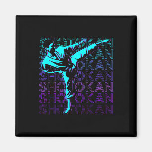 Shotokan Karate Japanisch Martial Arts Retro Magnet