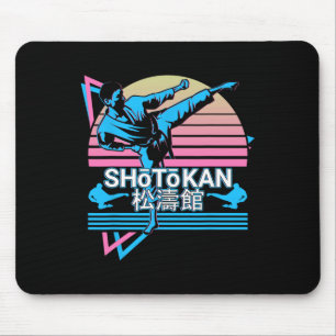 Shotokan Karate Japanische Kampfsportarten Retro 1 Mousepad