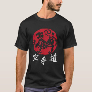 Shotokan Karate Rote Kampfkunst Taekwondo Black W T-Shirt