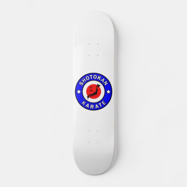 Shotokan Karate Skateboard (Vorderseite)
