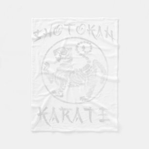 Shotokan Karate Symbol Tiger Dojo Training Kanji V Fleecedecke