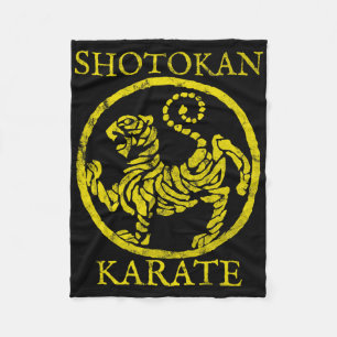 Shotokan Karate Vintages gestörtes Karate Gi Logo Fleecedecke