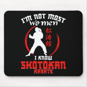 Shotokan Tiger Frau Girl Lady Practicioner Shotok Mousepad