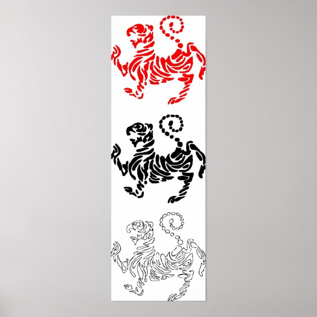 Shotokan Tiger Poster (Vorne)