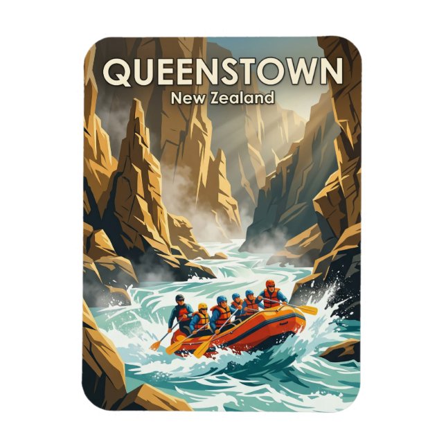 Shotover River Neuseeland Magnet (Vertikal)