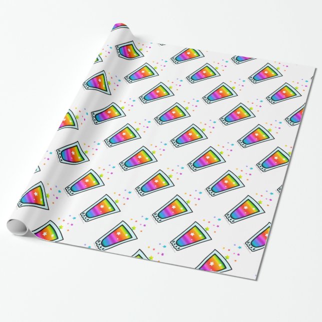 Shotz! Regenbogen-Schnapsglas PACKPAPIER (Ungerollt)