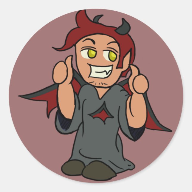 Shoulder Devil Sticker (Vorderseite)