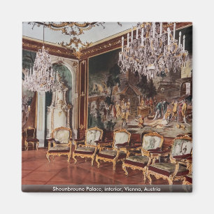 Shounbroune Palace, Interior, Wien, Österreich Magnet